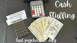 💵 Cash Stuffing $1,715 | Extra July RN Paycheck 💵