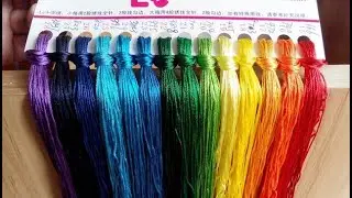 Como bordo a 3 hebras con el kit de Seven Great Cross Stitch