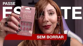Como Passar Esmalte da Forma Correta SEM BORRAR - T&eacute;cnica das Gringas #crossdresser