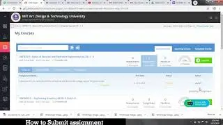 How to submit assignment in TCS Learning management system