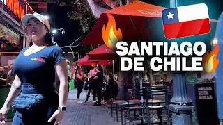 🇨🇱SANTIAGO DE CHILE FRIDAY NIGHT PARTY DISTRICT - BELLAVISTA 2024 [FULL TOUR 4K]
