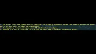 apt update error W:GPG error: 