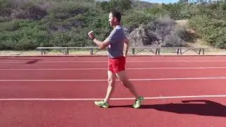 Scuff Walking Drill to Reduce High Knee Drive when Race Walking