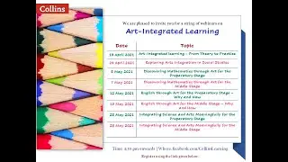 Webinar on Art Integrated Learning - from Theory to Practical by Ms Sudha Ravi
