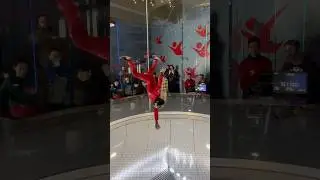 iFLY Crazy Stunts! #ifly #flyingman #flying #acrobatics #pnw #fans #fan #shorts #short #shortvideo