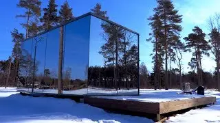 &Ouml;&Ouml;D prefab mirrored house / Estonian design / &Ouml;&Ouml;D peegelmaja