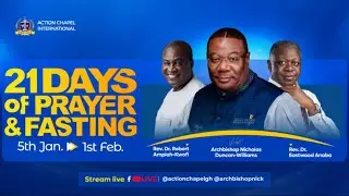 21 DAYS OF PRAYER AND FASTING | EVENING SESSION | JAN 12 2026