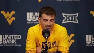 WVU assitant coach Jordan McCabe 11/9/23