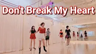 Don't Break My Heart l High Beginner I 노원라라라인댄스 l라인댄스퀸코리아노원