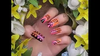 Aztec Nail Art Tutorial