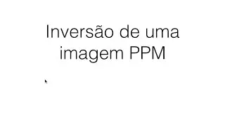 [CwC] Espelhamento de uma imagem PPM em C