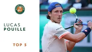 Lucas Pouille - TOP 5 | Roland Garros 2018