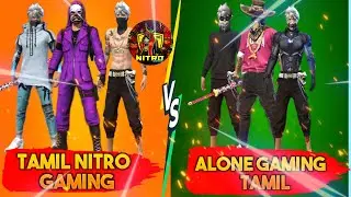 Tamil Nitro Gaming ||VS|| Alone Gaming Tamil Guild War 4 VS 4