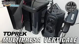 Multipresa Verticale TOPREK 8 posti + USB :  Pi&ugrave; Ordine sulla scrivania
