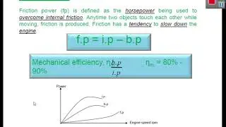 IC Engine Performance (Indicated power, Brake power and Friction power)