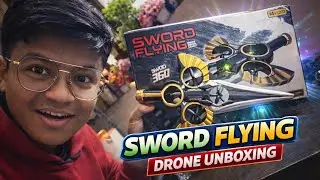 Sword Flying Drone unboxing // This Sword Can FLY?! 😱 Flying Sword Drone testing #drone #video 
