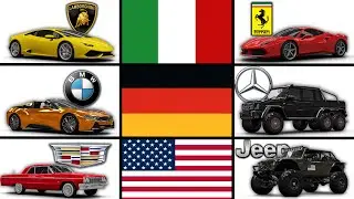 Top Cars from Italy, Germany & USA &ndash; Amazing Facts & History
