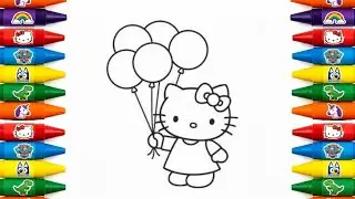 Cute Hello Kitty Drawing 🎀 | Simple Drawing for Kids