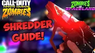 SHREDDER WEAPON EASY TUTORIAL! - Zombies in Spaceland Wonder Weapon Guide IW Easter Egg!