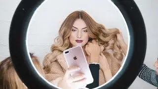 Gorgeous beauty influencer shows how a makeup shoot is brought to life