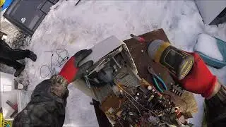 Cleaning TV's + My Yard & Street Scrapping