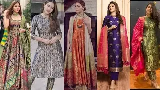 Jamawar dresses design 2023 | jamawar shirt, trouser, sharara & dubatta @coherentfashion999