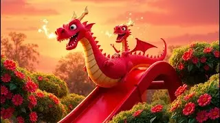 Dragon on the Playground | Fire and Fun Song for Kids | Imaginative Rhyme Adventure