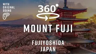 Mount Fuji from Fujiyoshida 🇯🇵 Japan | 360&deg; Walking Tour | Original Sound