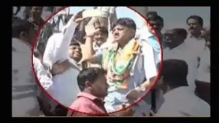 Karnataka energy minister DK Shivakumar loses cool, pushes man clicking selfie