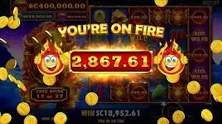 Watch This HUGE 20,000 Win On Fire Stampede at High 5 Casino!