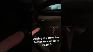 Tesla has a hidden glove box button. Here&rsquo;s where it is !!!