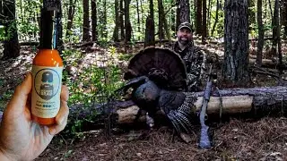 TURKEY DOWN! CATCH AND COOK! How to prepare wild turkey breast! *PLUS* BEARDED BRAD EVERYTHING SAUCE