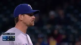 TEX@SEA: Tepesch goes 6 1/3 scoreless innings