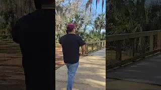 relaxing walk in John Chesnut park