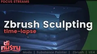 Focus Streams [1]: Zbrush Sculpting Time-lapse
