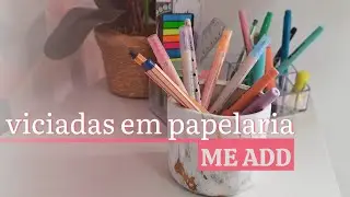 tour pelos meus materiais de papelaria: canetas, cadernos, etc ♡