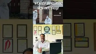 World forensic science day #forensicscience #crimeinvestigation #courtevidence #forensicexpert