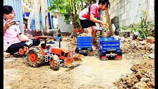 Mega RC Dump Truck Hauling Challenge!#rcdumptruck #bulldozerofficial #automobile