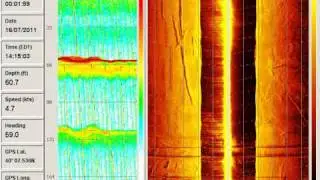 HUMMINGBIRD SONAR SCAN OF THE SEA GIRT REEF NEW JERSEY JULY 2011