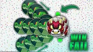 Agario Win/Fail #9 POP SPLIT (x16) SPLITS,BEST TRICK EVER
