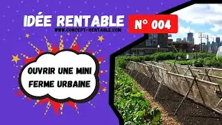 Id&eacute;&eacute; d'entreprise N&deg;4 ! Ouvrir une mini ferme urbain. [A d&eacute;couvrir]