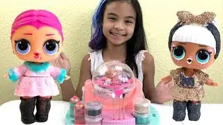 Fun with L.O.L. Surprise DIY Glitter Factory | Toys Academy