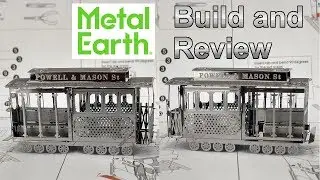 Metal Earth Build and Review - Cable Car