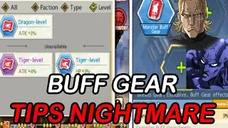BUFF GEAR NIGHTMARE MODE TIPS!!! One Punch Man: The Strongest Man #f2p #opm #gacha