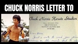 Bruce Lee The Chuck Norris Letter From 1973