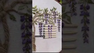 Most unique flower embroidery tips #shorts #trending #viral #new #foryou #video #ytshorts