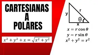 Polares | Pasar de una Ecuación Cartesiana a una Polar - Ejercicio 3