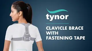 Как использовать ортез для ключицы Tynor с фиксирующей лентой