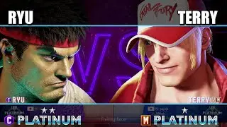 SF6 (C) Ryu vs (M) Terry 14-Jan-2026 - Platinum Ranked Match