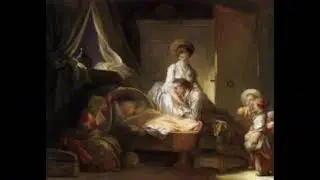 Artist Study: Jean Honor&eacute; Fragonard: A Vist to the Nursery: 10 minute silent screen saver